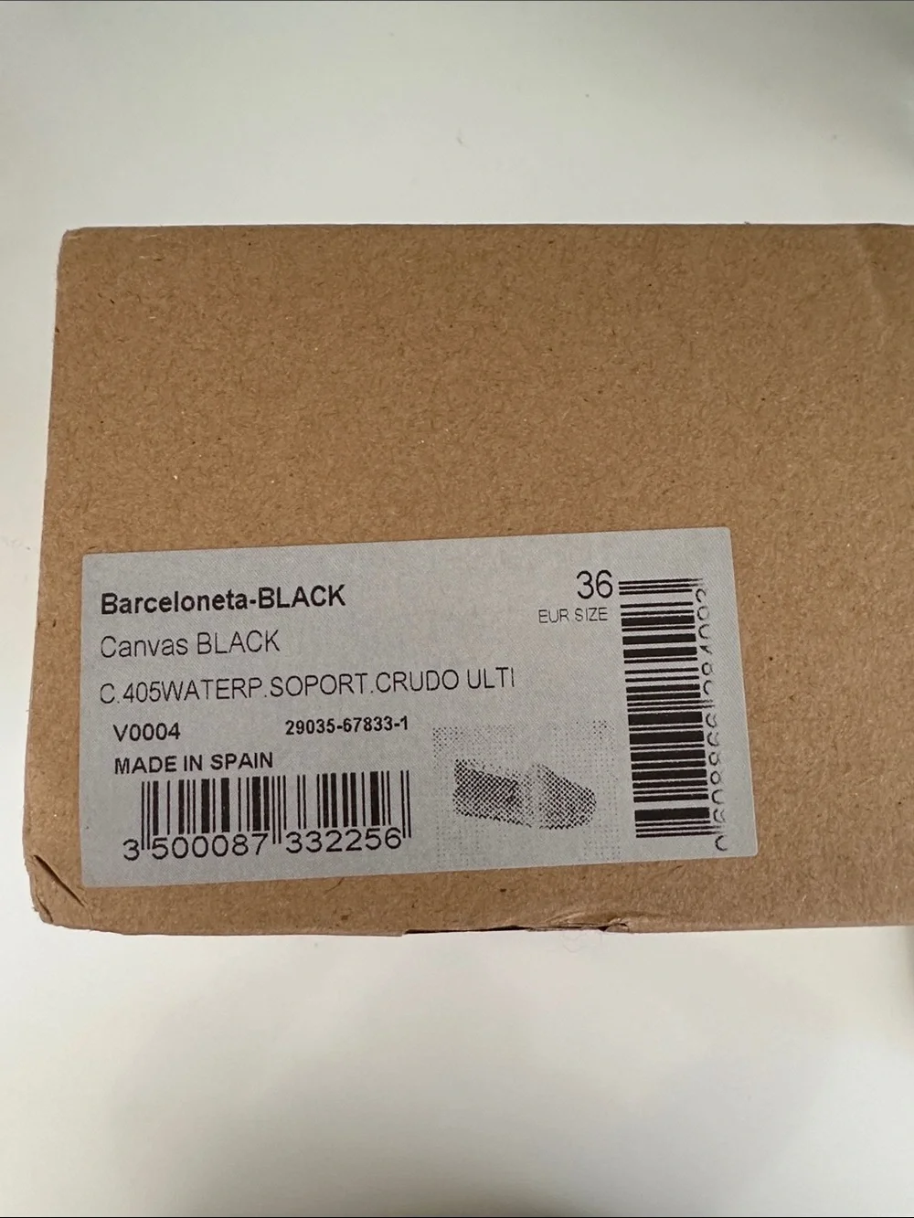 Women’s Black Canvas Espadrilles Viscata made in Spain Brand New in Box